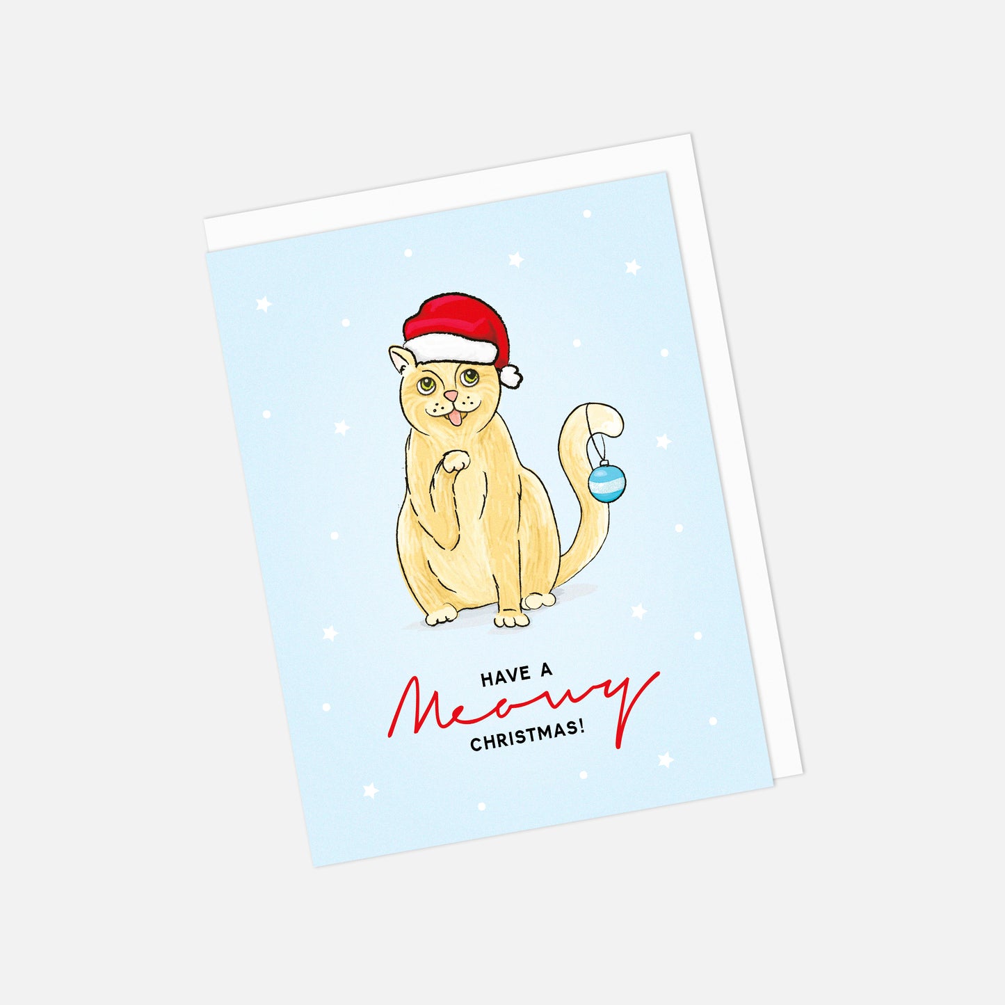 🐾 "Have a Meowy Christmas" Christmas Greeting Card