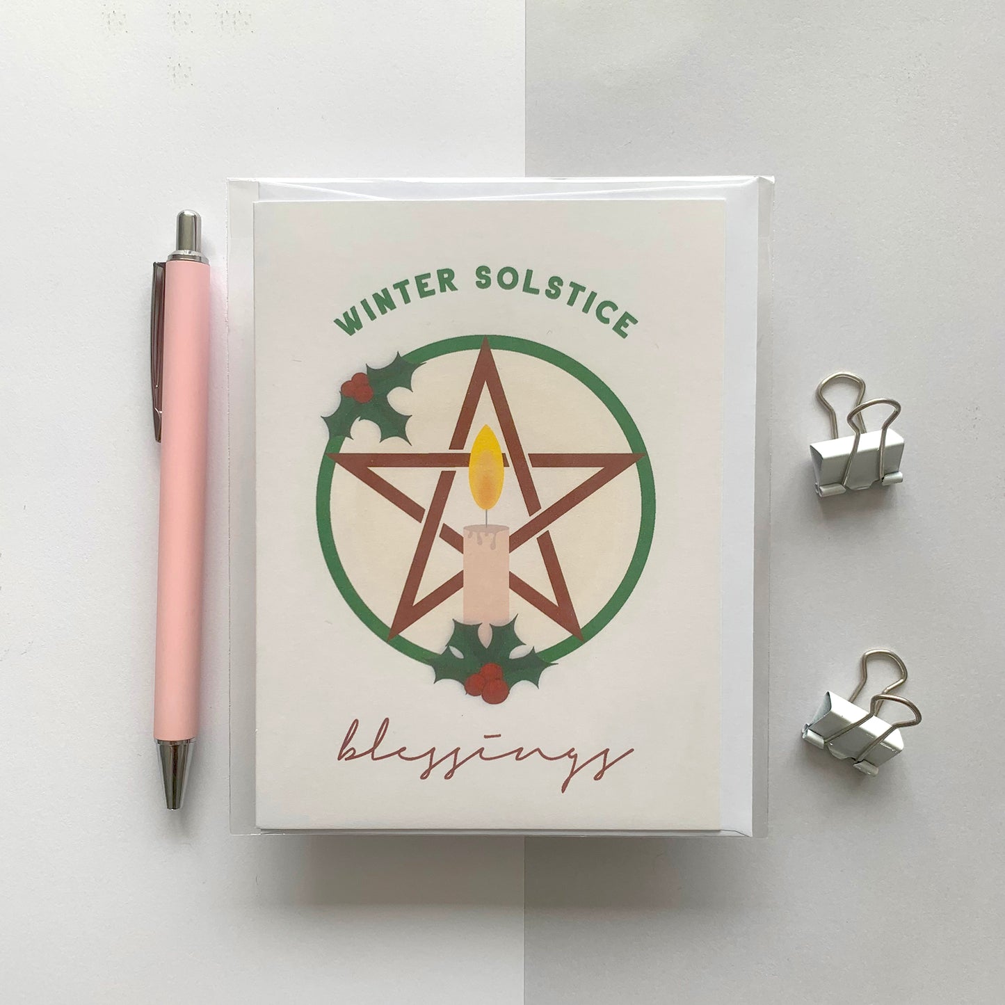 Seconds "Winter Solstice Blessings" Greeting Card