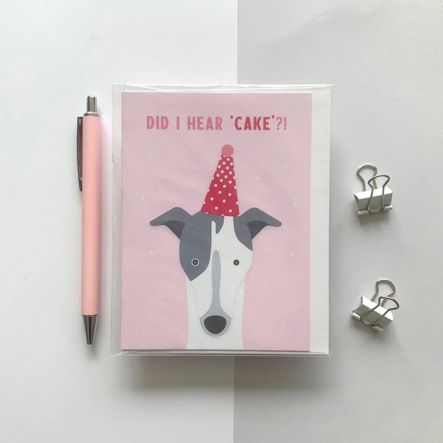 🍰 "Did I Hear 'Cake'?!" Birthday Greeting Card