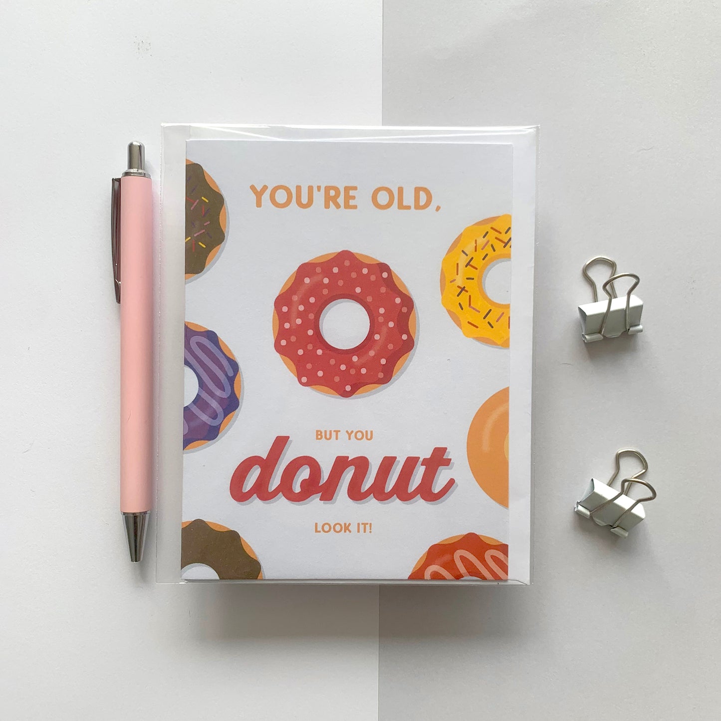 Seconds "You're Old But You Donut Look It" Birthday Greeting Card