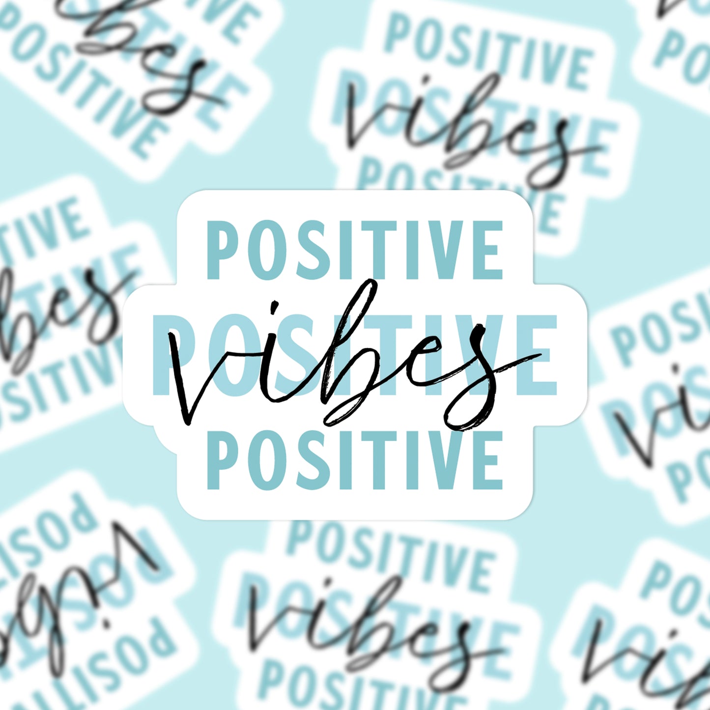 ✨ "Positive Vibes" Fridge Magnet