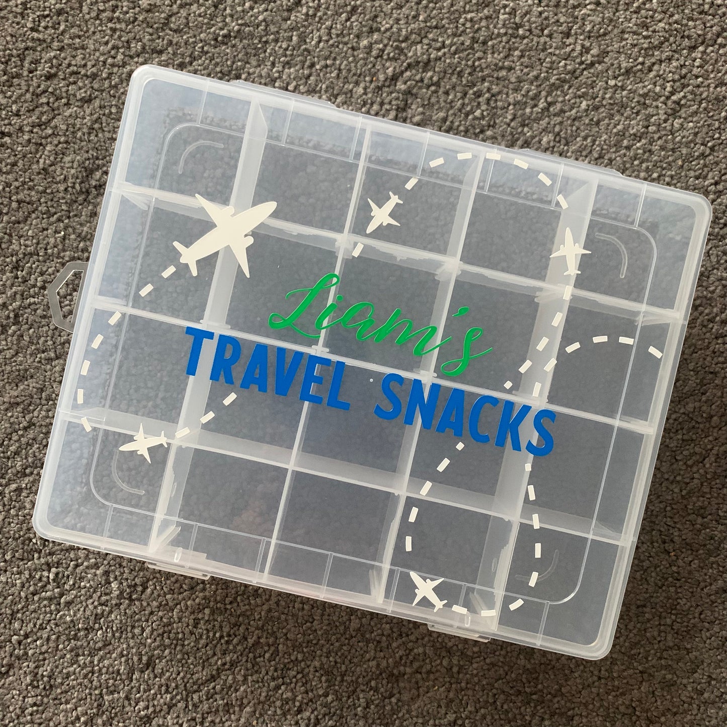 Seconds Personalised Medium Travel Snack Box
