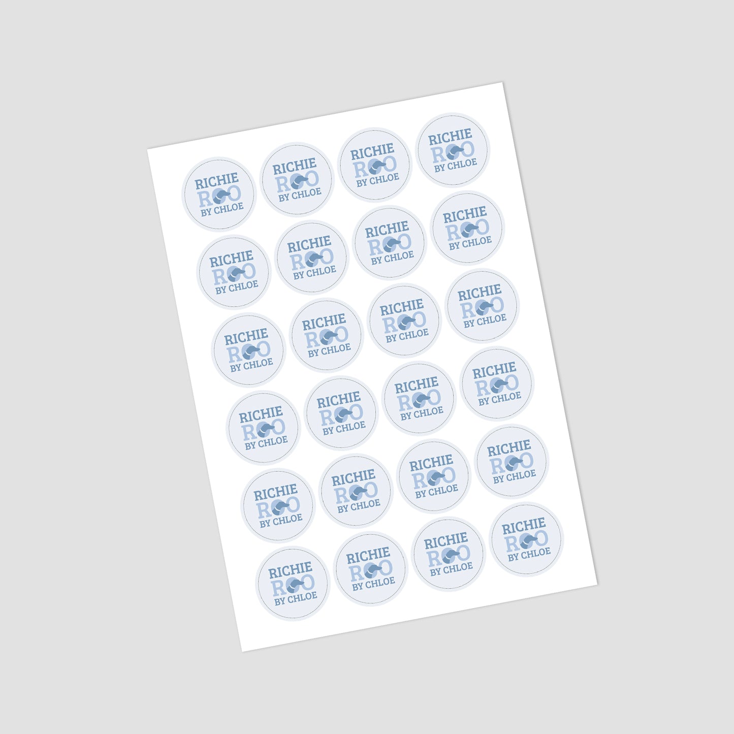 Sticker Sheet for Small Business Fully Personalisable