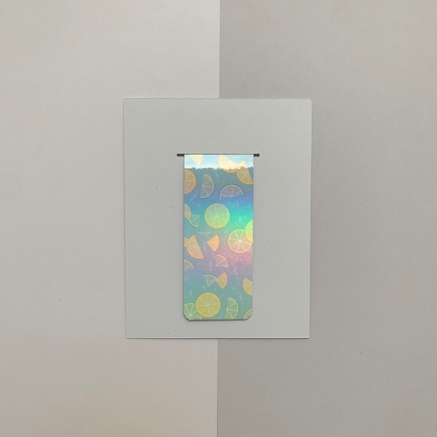 🍋 Lemons & Limes - Mini Recycled Magnetic Bookmark