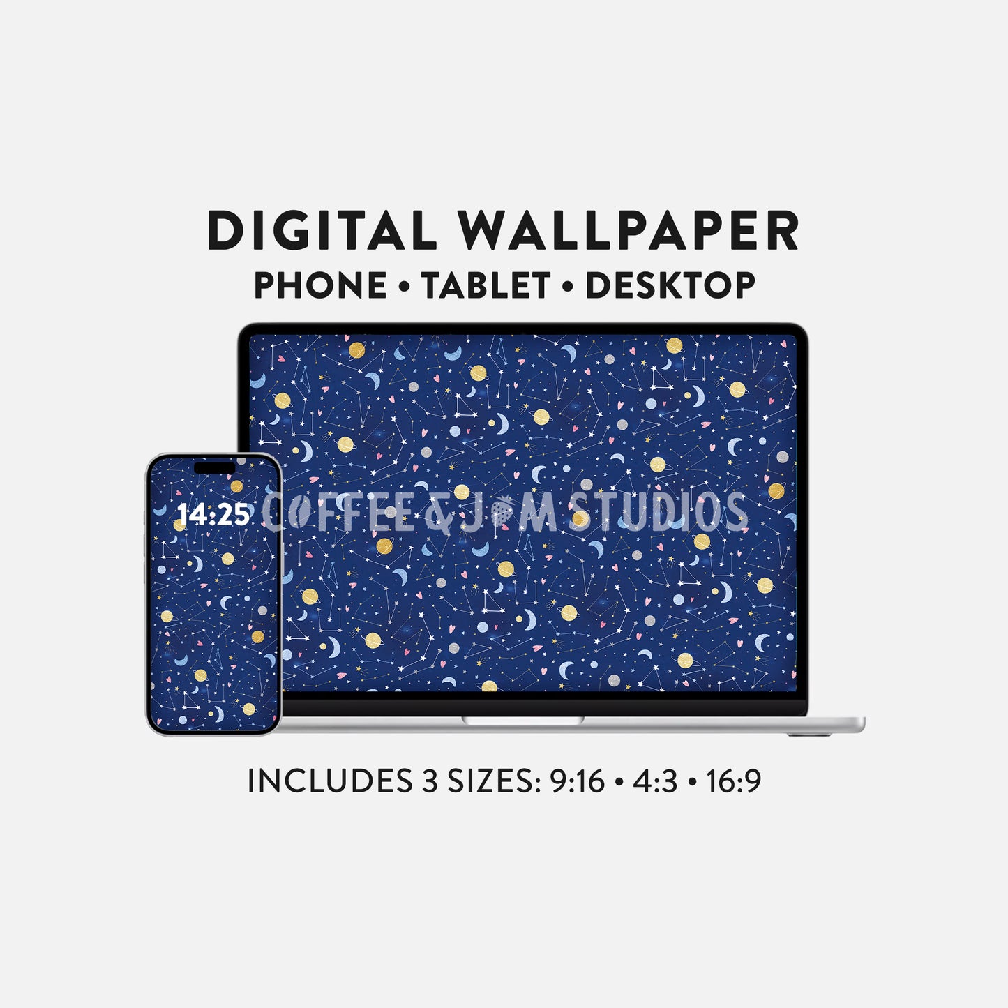 🌙 Celestial Wallpaper – Phone, Tablet & Desktop Backgrounds