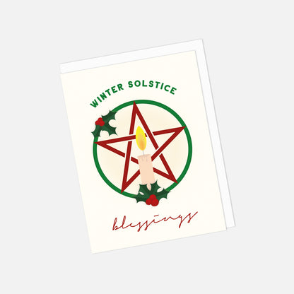 Seconds "Winter Solstice Blessings" Greeting Card