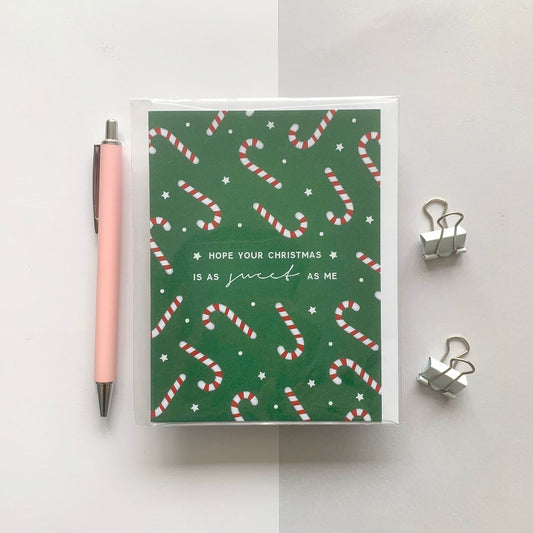 Seconds "Hope Your Christmas Is as Sweet as Me" Christmas Greeting Card