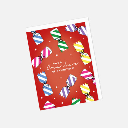 Seconds "Have a Cracker of a Christmas" Christmas Greeting Card