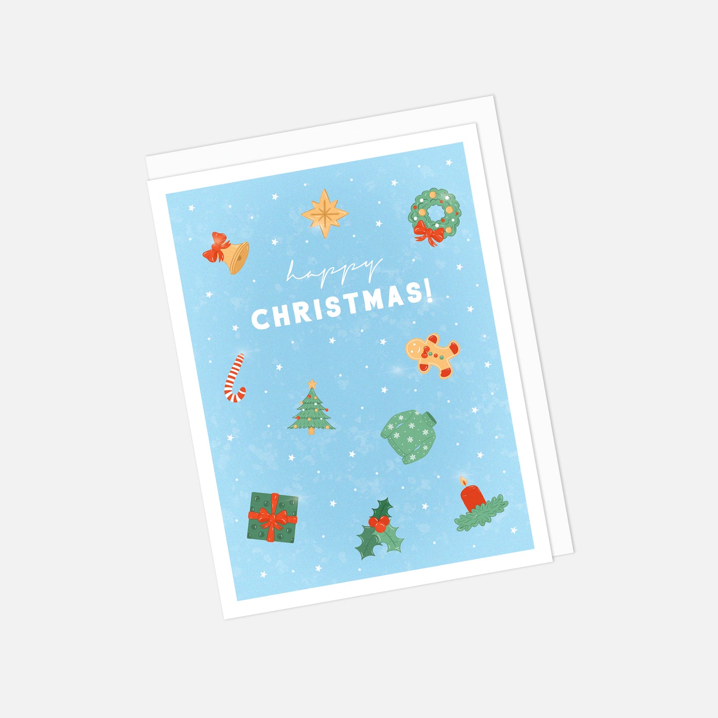 🎄 "Happy Christmas" Christmas Greeting Card