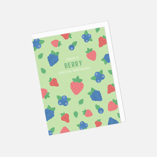 🍓 "Have a Berry Special Birthday" Greeting Card