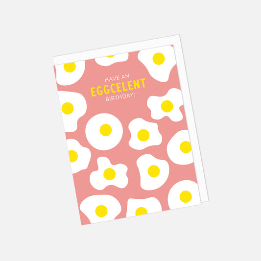 🥚 "Have an Eggcelent Birthday" Birthday Greeting Card