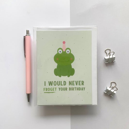 Seconds "I Would Never Froget" Birthday Greeting Card