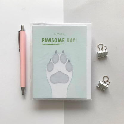 Seconds "Hope Your Birthday is Pawsome!" Birthday Greeting Card