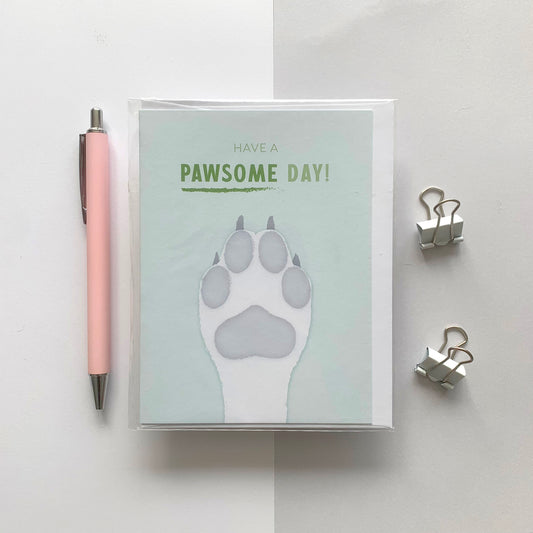 Seconds "Hope Your Birthday is Pawsome!" Birthday Greeting Card