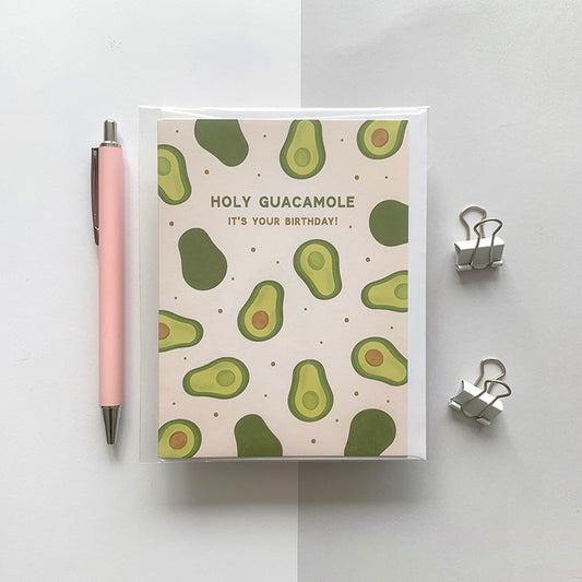 Seconds "Holy Guacamole, It's Your Birthday" Greeting Card