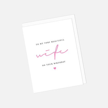 Seconds "To My Very Special Wife" Birthday Greeting Card