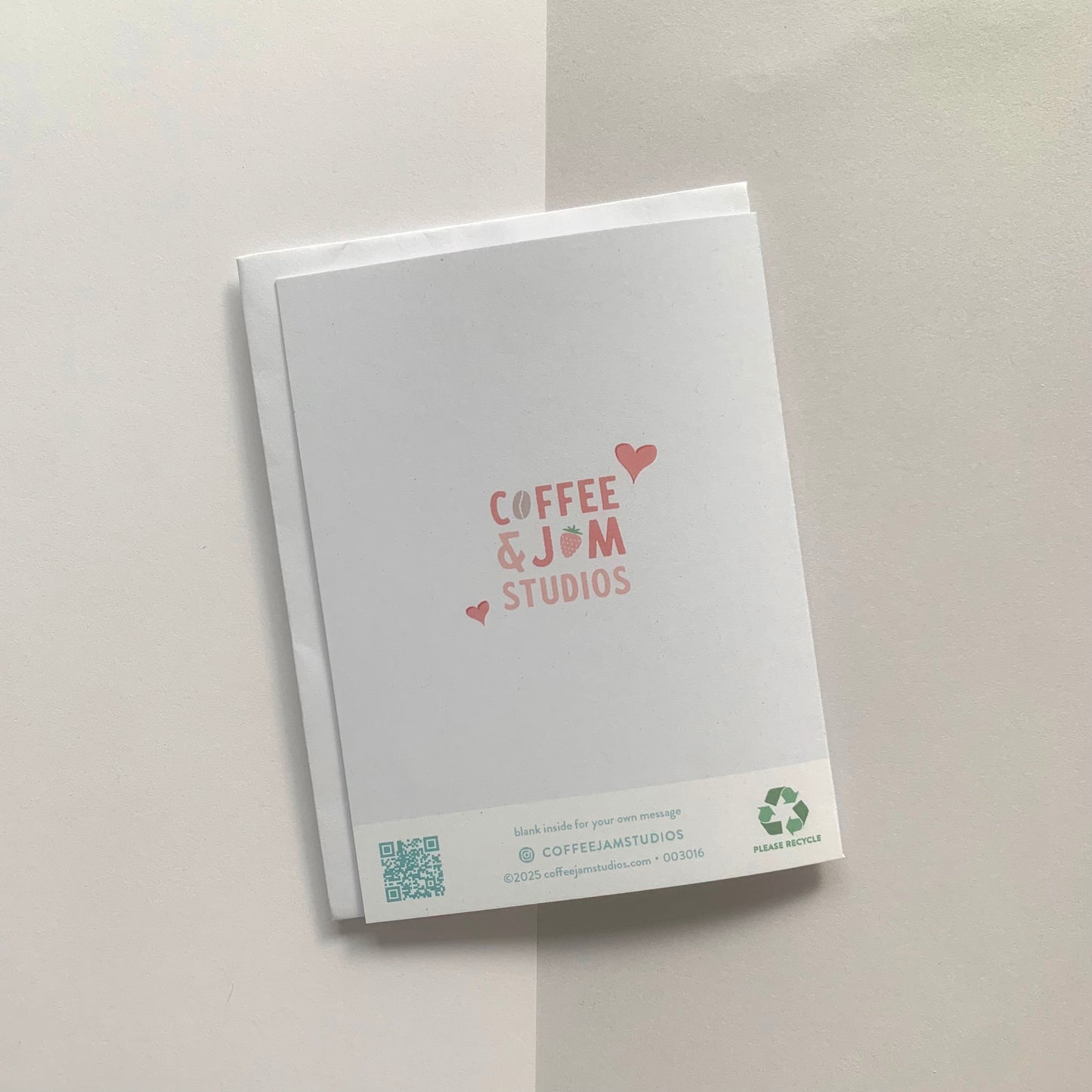 🫖 "To the Best Aunt-tea!" Recycled Greeting Card