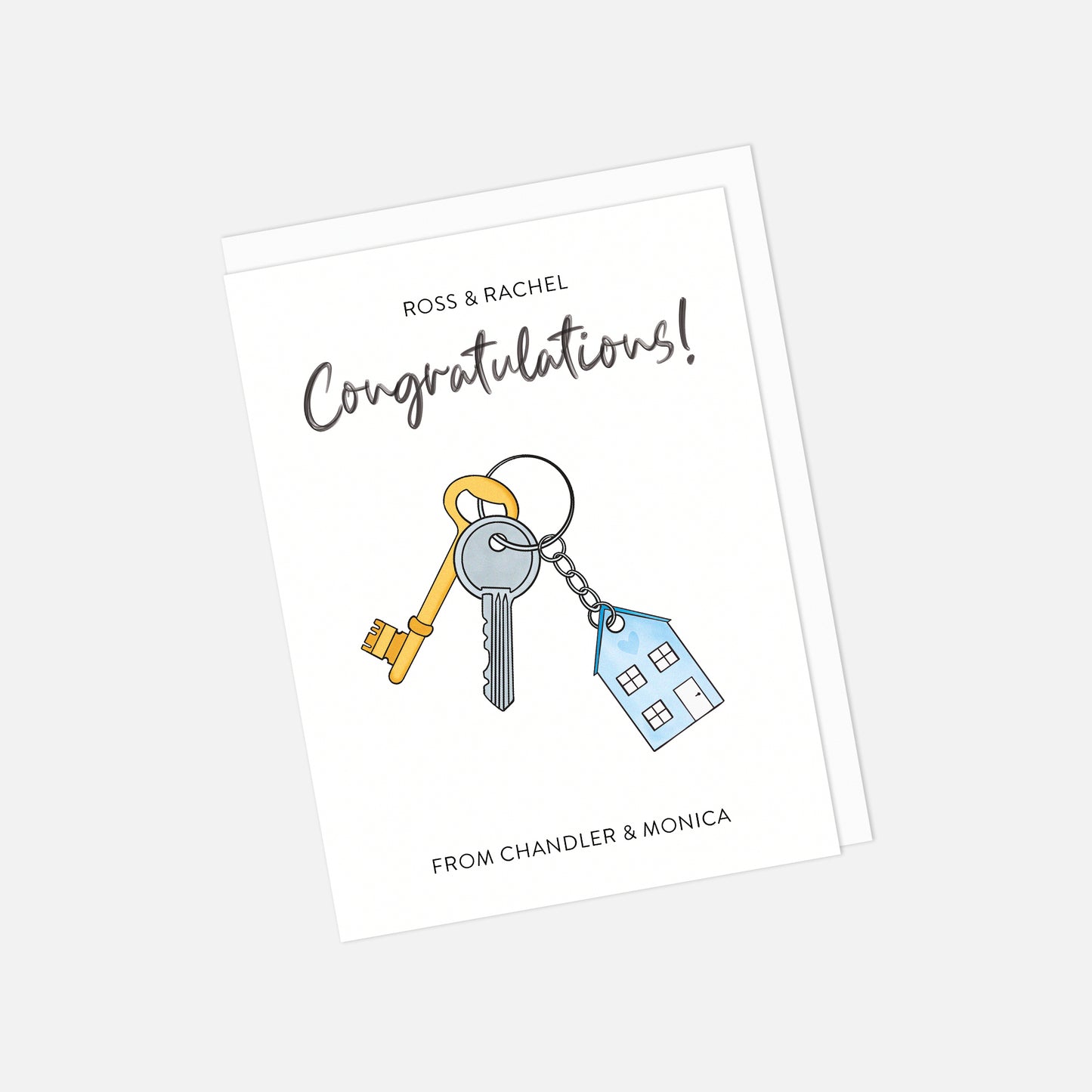 🏡 Personalised New Home Greeting Card – Custom Names