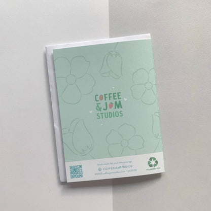 💐 "Get Well Soon" Recycled Greeting Card