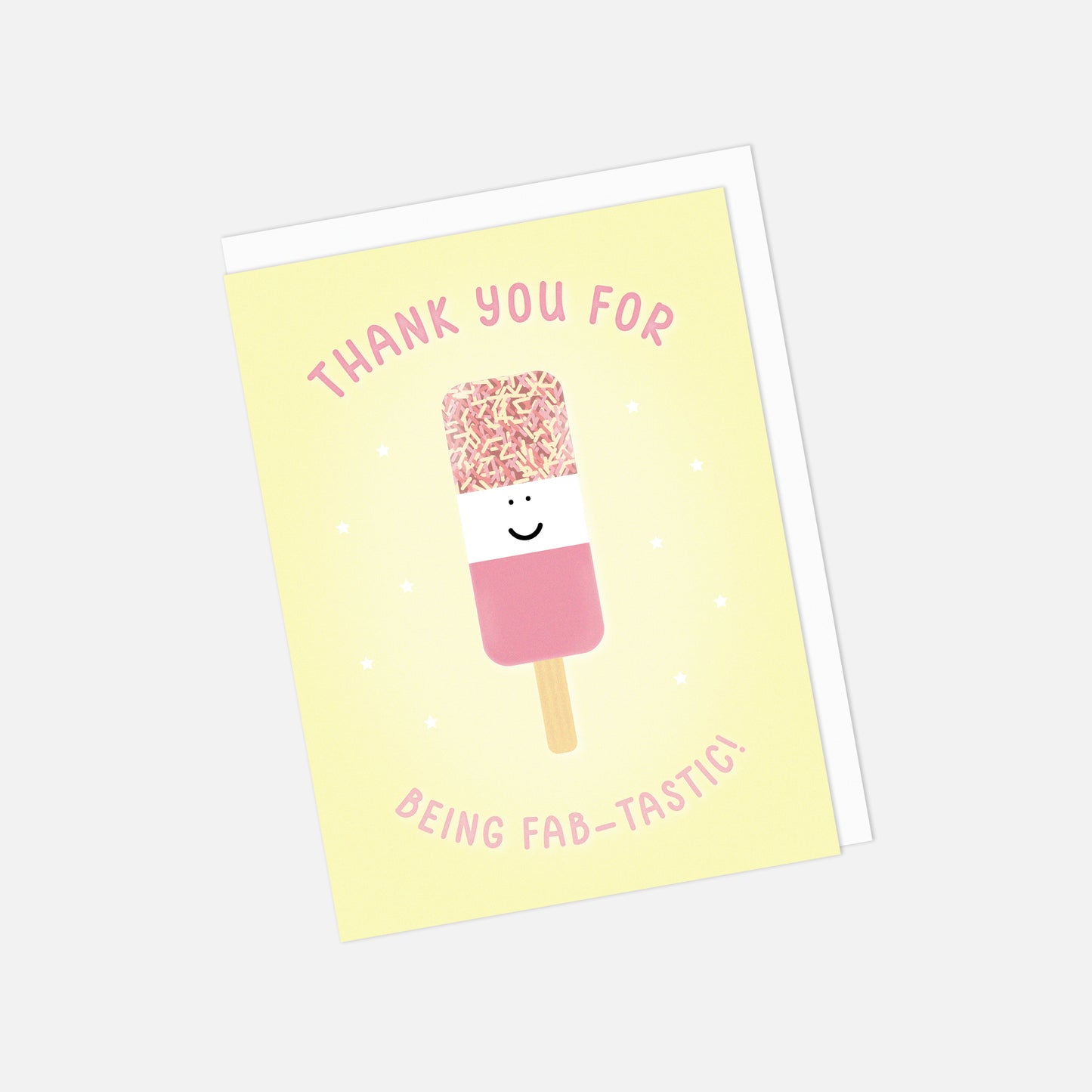 🍦 "Thank You for Being Fab-tastic!" Recycled Greeting Card