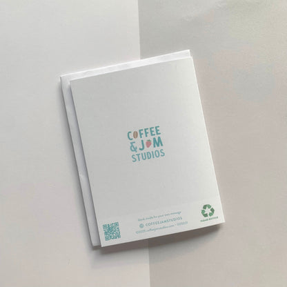 🥯 "Congratulations on Your Bun in the Oven!" Recycled Greeting Card