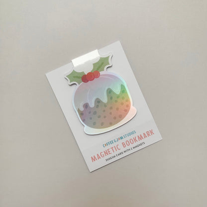 Seconds Christmas Pudding & Pages – Magnetic Bookmark