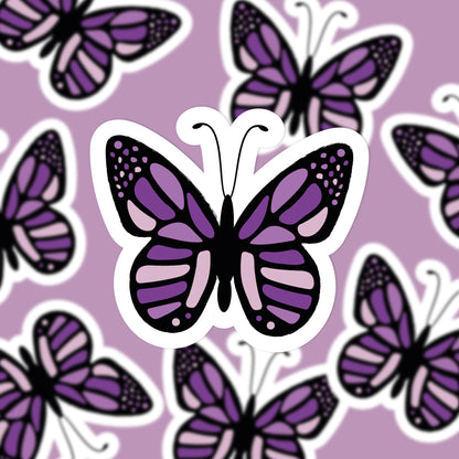 🦋 'Flutter by Nature' Purple Gothic Butterfly Fridge Magnet