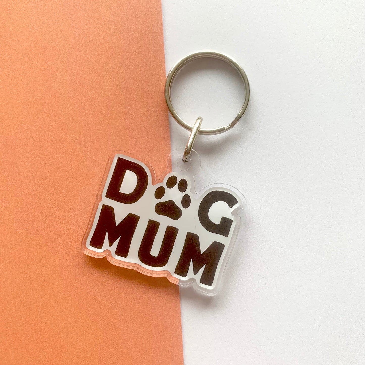 🐶 Dog Mum – Recycled Acrylic Keyring