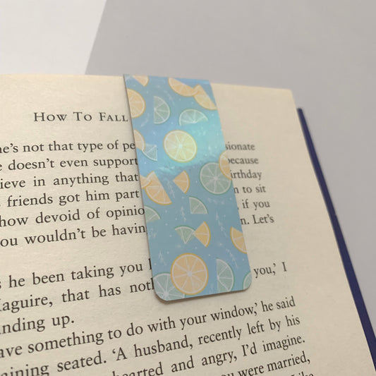 🍋 Lemons & Limes - Mini Recycled Magnetic Bookmark