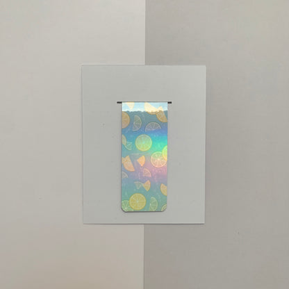 🍋 Lemons & Limes - Mini Recycled Magnetic Bookmark