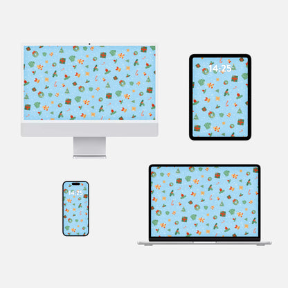 ❄️ Cosy Christmas Wallpaper – Phone, Tablet & Desktop Backgrounds